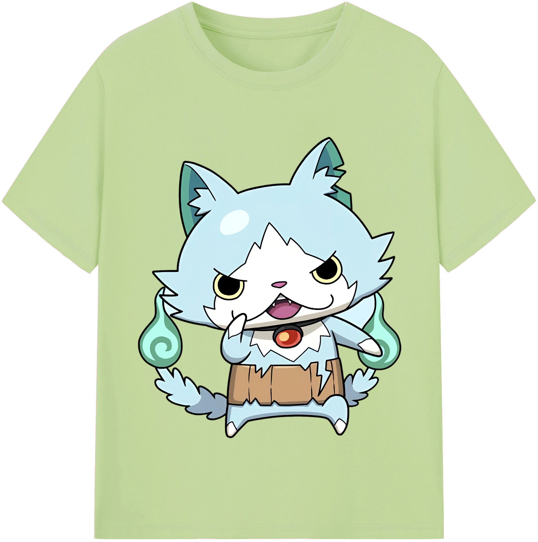 （画像用） 妖怪ウォッチ Yo-kai Watch 綿100％半袖Tシャツ（フロントプリント）